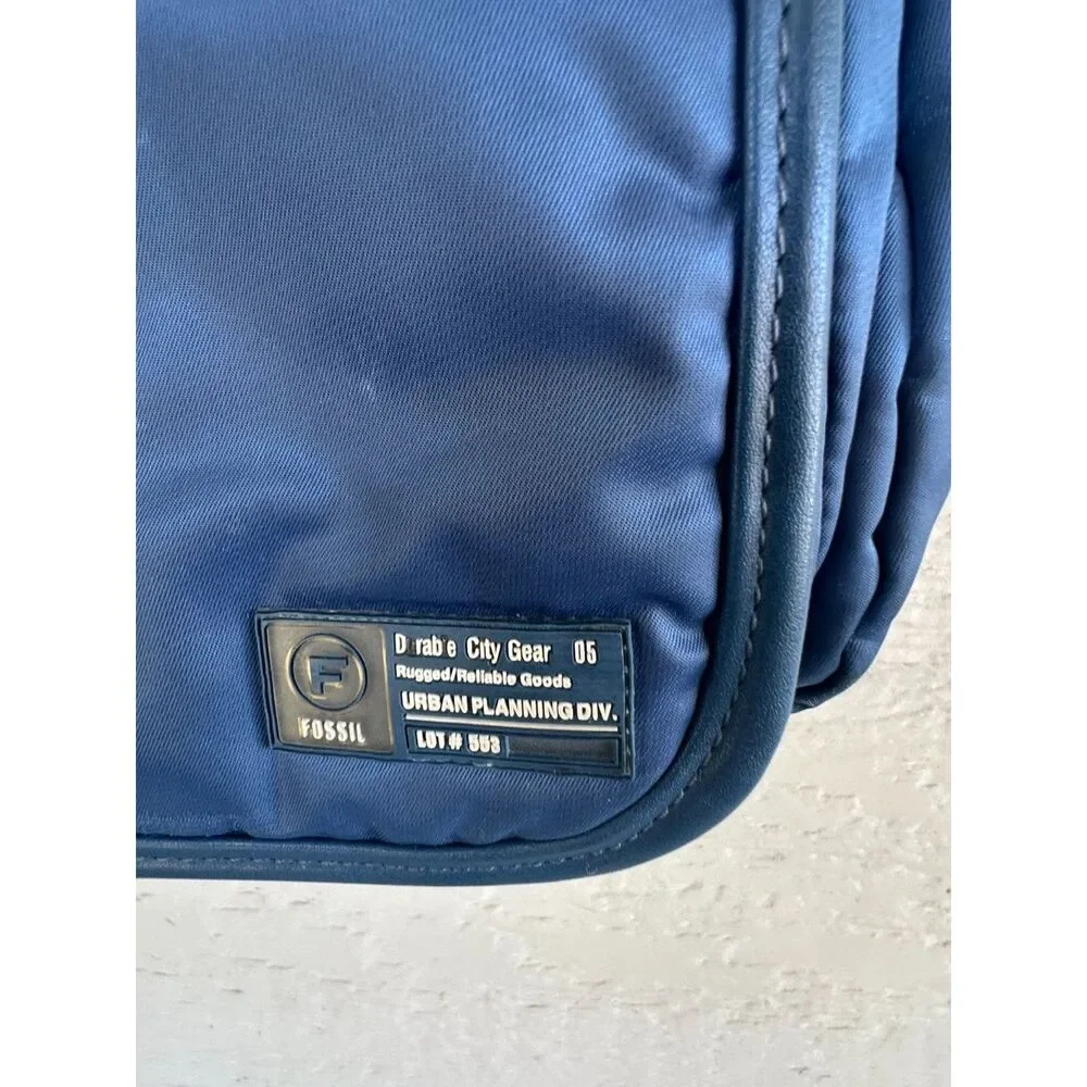 Fossil Urban Planning Div Durable Nylon Crossbody Organizer Bag OS
